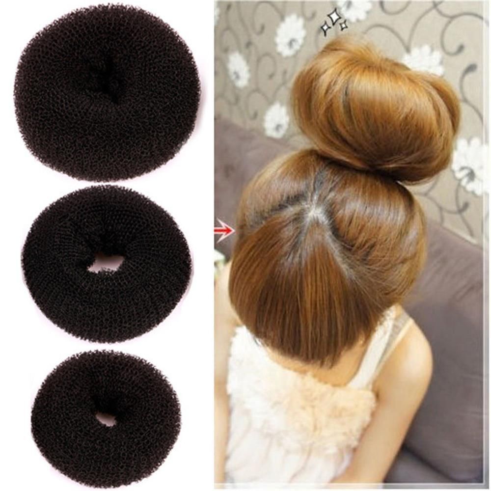 Girls Beauty Hair Ring Bun Maker Hair Styling Tools Magic Donut Shaper