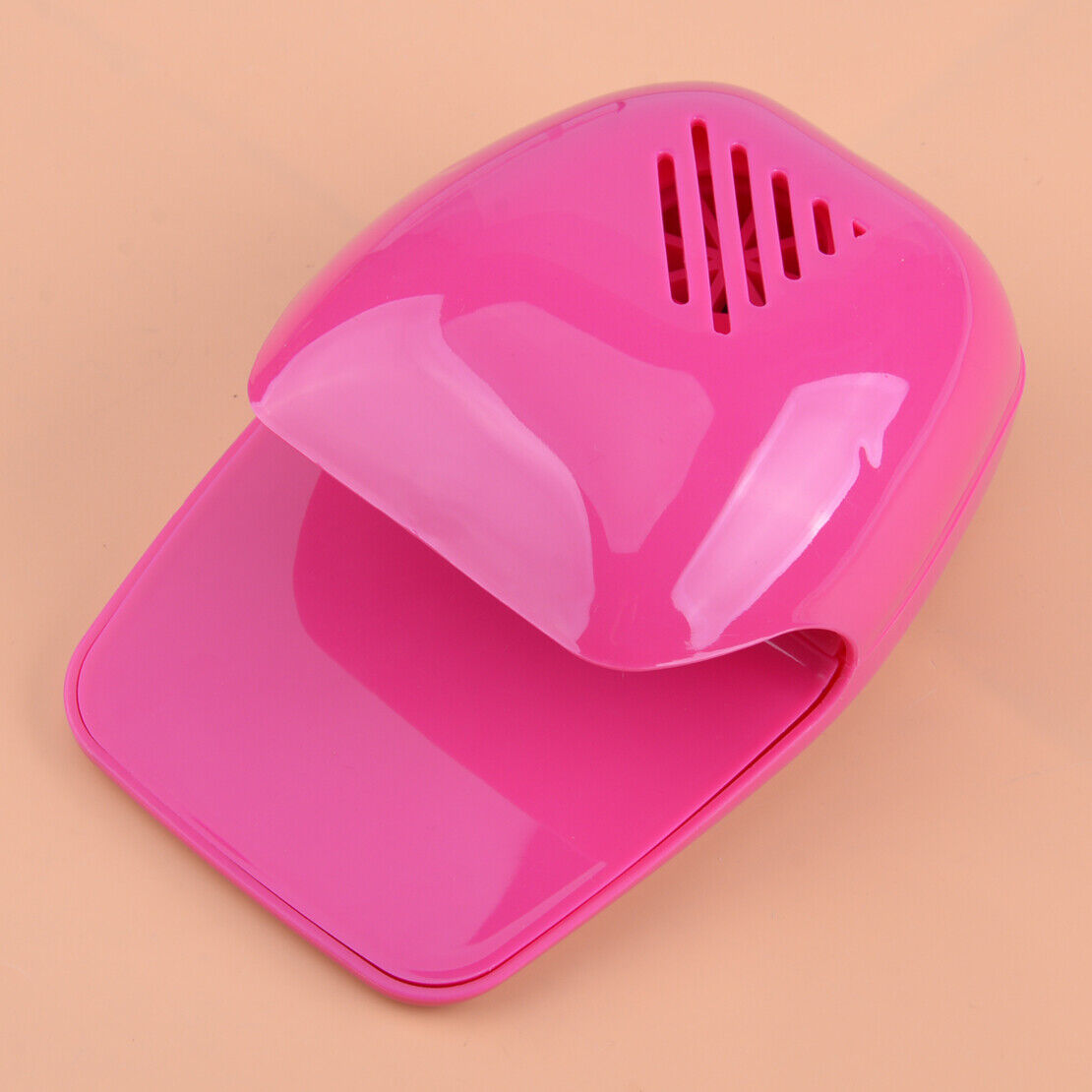 Pink Mini Nail Art Polish Dryer Finger Air Drying Blower Fan Manicure Paint
