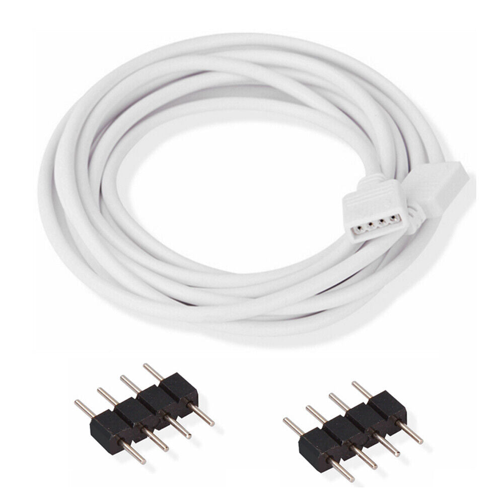 4Pin Extension Cable RGB 5050 3528 LED Strip Light Connector Wire (1.5m)