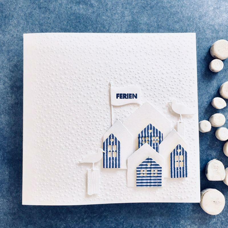 Houses Metal Cutting Dies Stencil Scrapbooking DIY Album Paper Card Embossing