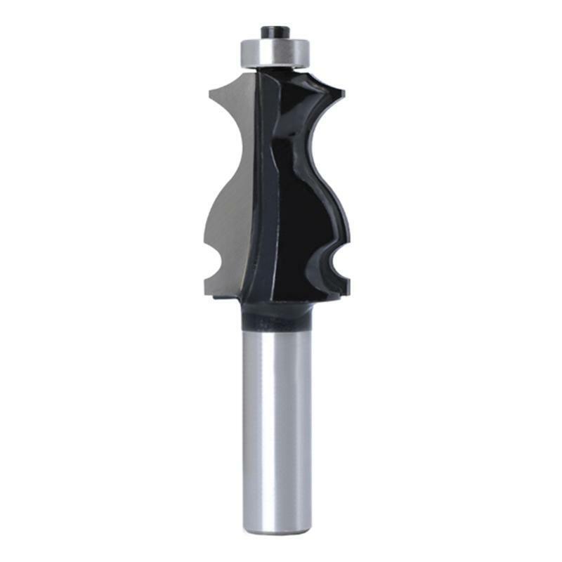 2x Fishtail Armrest Milling Cutter Woodworking Fishtail Handrail Router Bit Trim