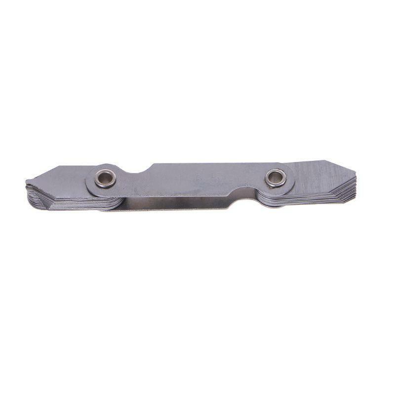 Fillet Gauge Sample R Gauge with 1-6.5 Blades Range for Industrial Measurement