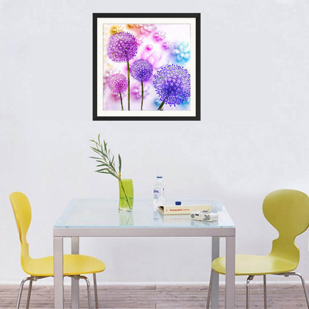 Dandelion 5D Full Diamond Painting Embroidery DIY Cross Stitch Home Decor
