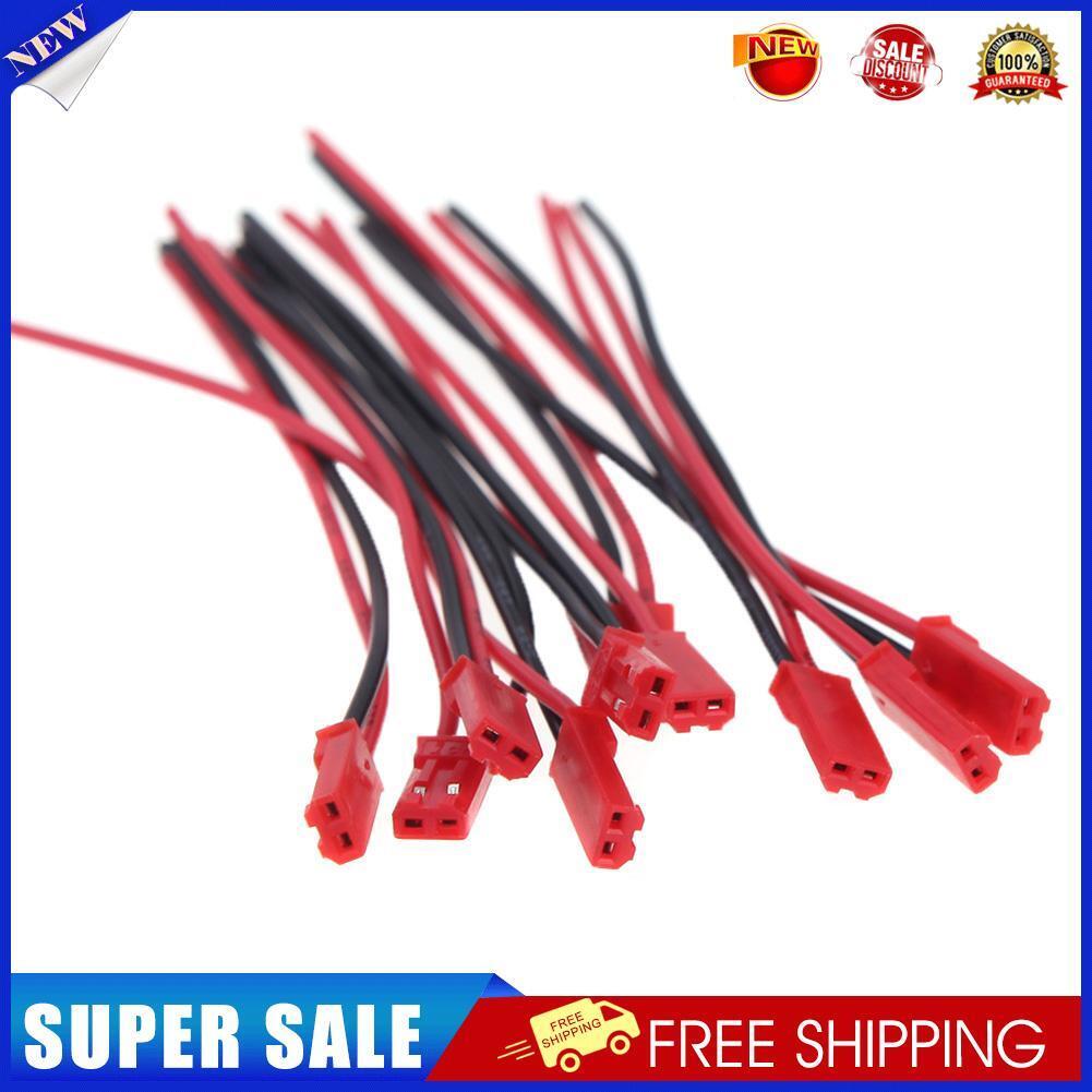 10 Pairs 100mm Male and Female JST Connector Plug for RC Lipo Battery Part