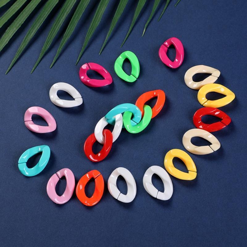Highlight Color Chain Twist Link Assemble Jewelry Chain Buckle for DIY Crafts