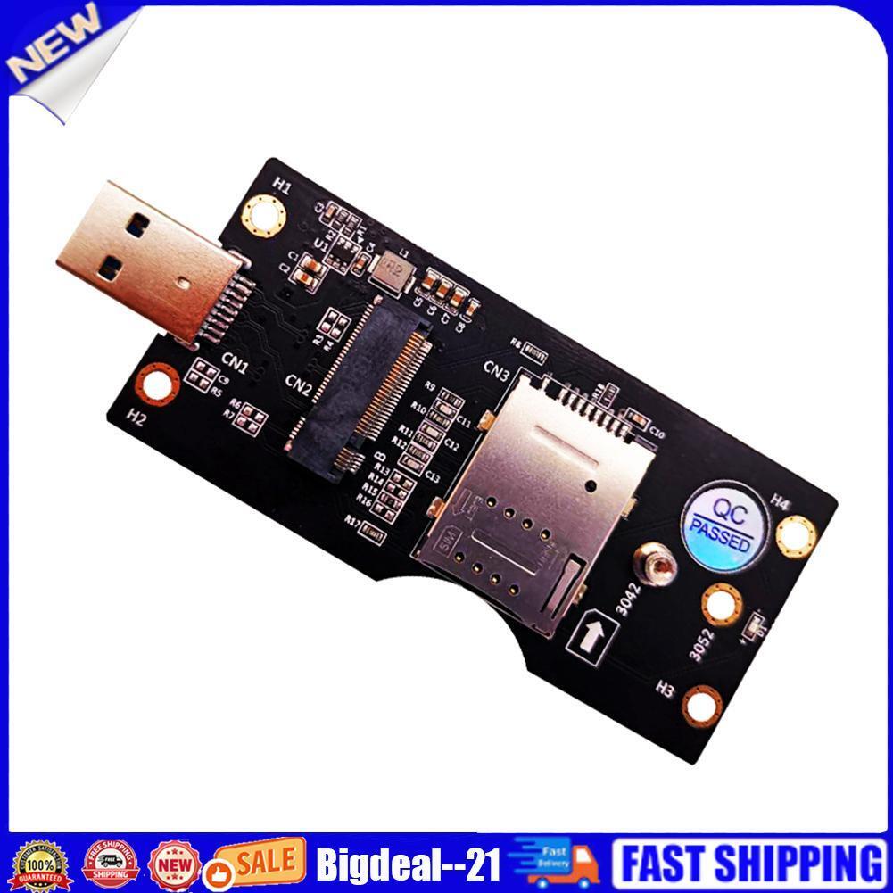 NGFF M2 to USB 3.0 Adapter Converter Card w/SIM 8pin Card Slot for 3G/4G/5G