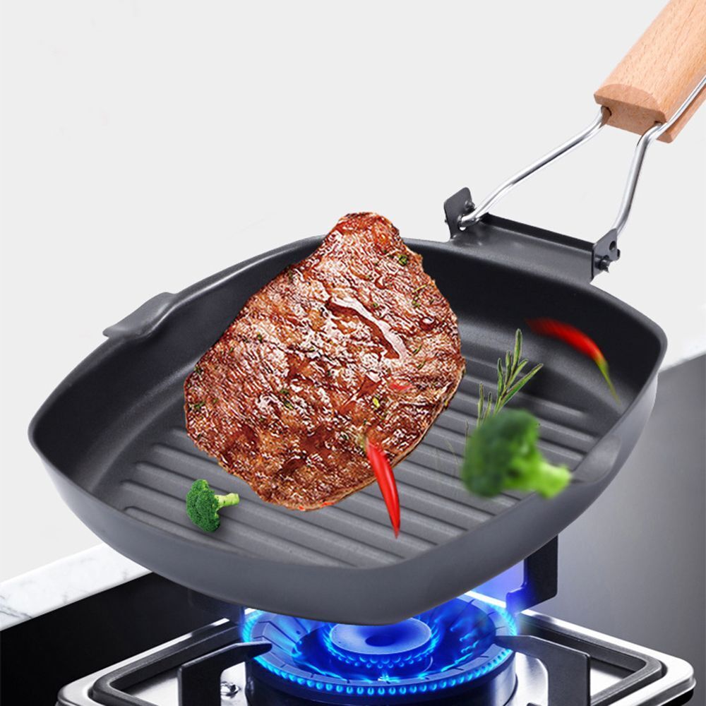 Tools Household Steak Skillet Pan Non Stick Frypan Foldable Handle Omelette Pot