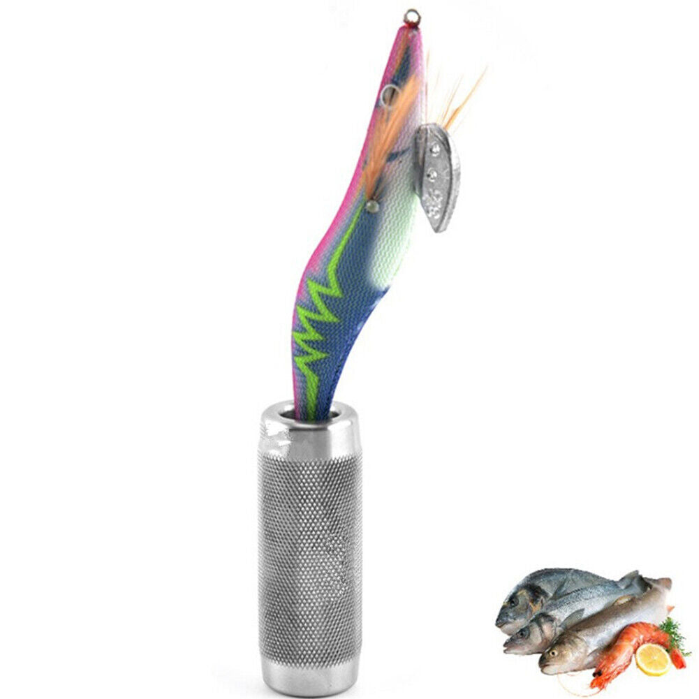 Stainless Steel Squid Hook Corrector Recover Fishing Bait Jig Octopus Hooks