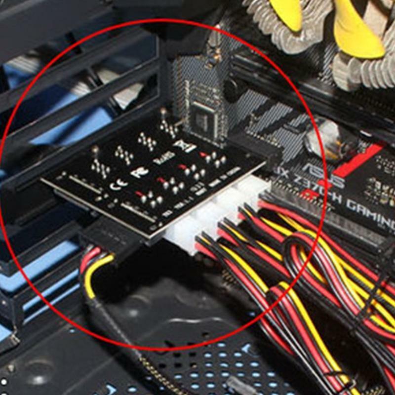 1Set Universal Computer hard disk rack Host PCI Expansion Card Slot Rack Black