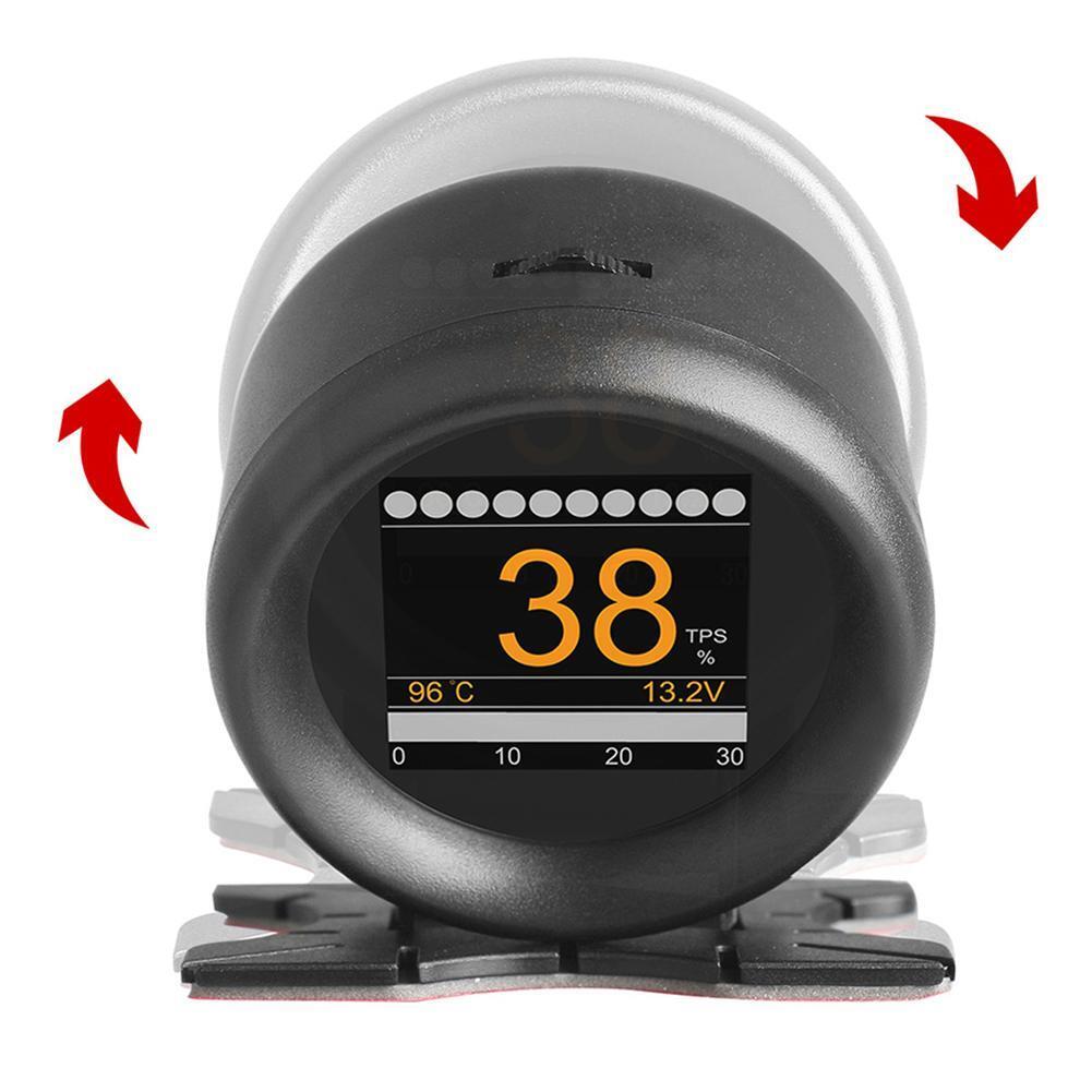 AUTOOL X60 OBD Meter OBD2 HUD Digital Water Temp Gauge Voltage Speed Meter
