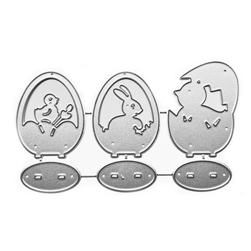 Bunny Duck Egg Metal Cutting Dies Stencil Scrapbook Album Paper Card Template