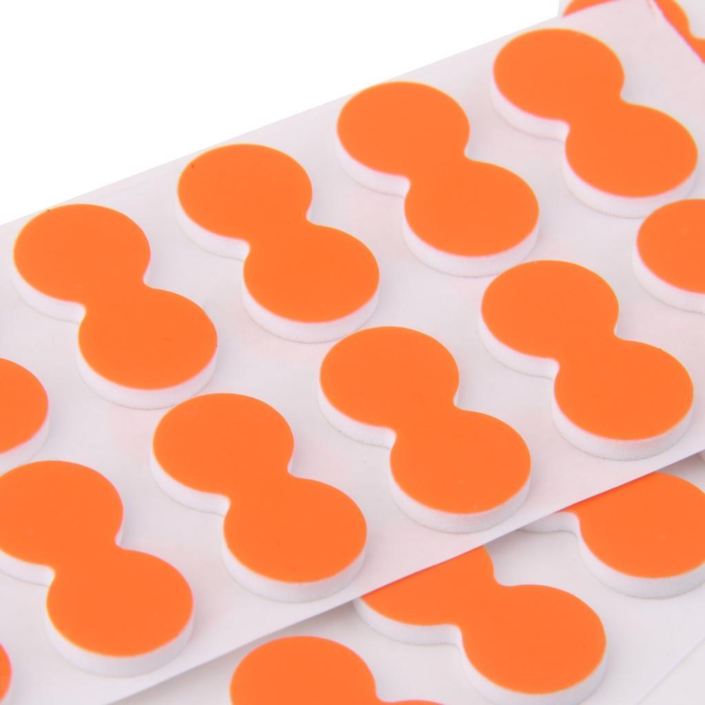 24x Pinch  Indicator Stick on Float for Outdoor Fly Fishing Orange