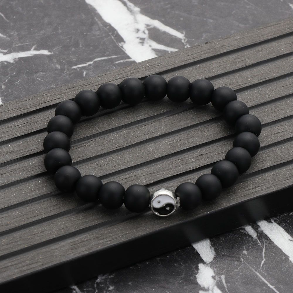 Gift Accessories Wristband Yin Yang Charm Pendant Braided Hand Rope Bracelet