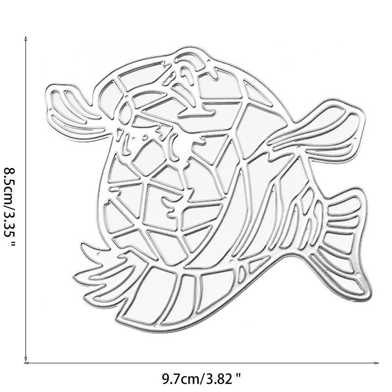 Pufferfish Metal Cutting Dies Stencil DIY Scrapbooking Album Paper Card Template