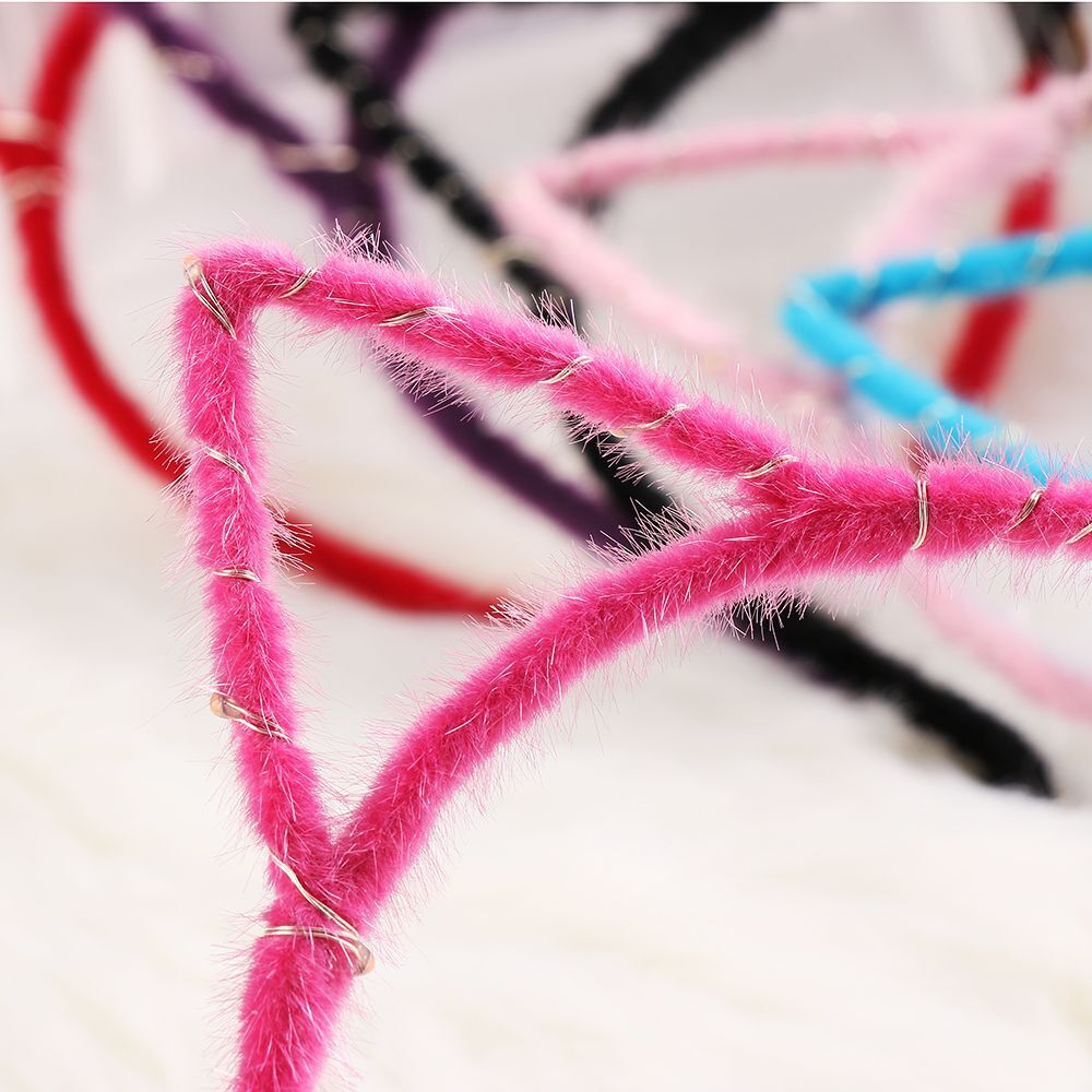 Girls Accessories Hair Band Party Headdress LED Light Flashing Cat Ear Headband