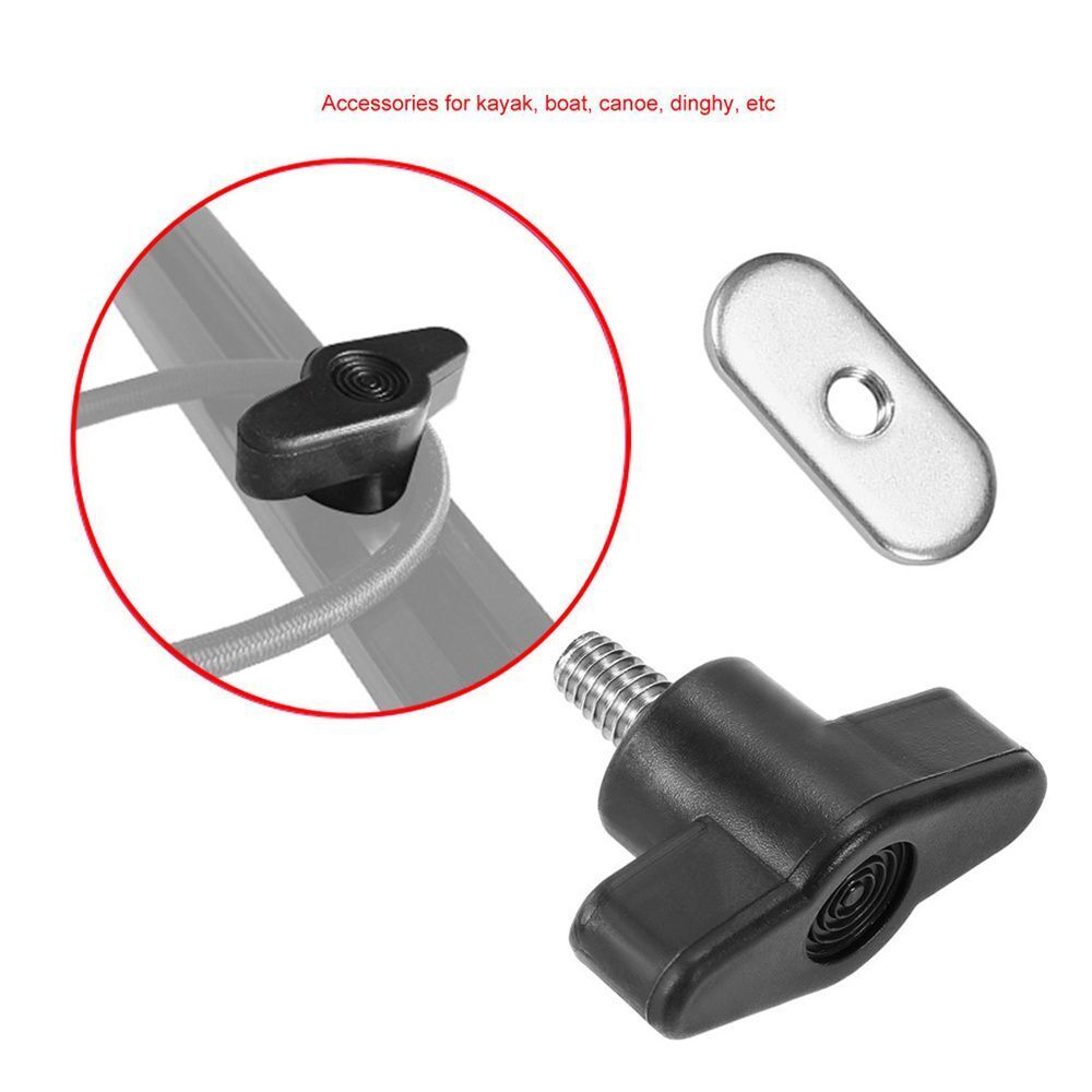 Canoe Boat Guide Rail Installation Kayak Screws Marine Spare Rail Track Nuts