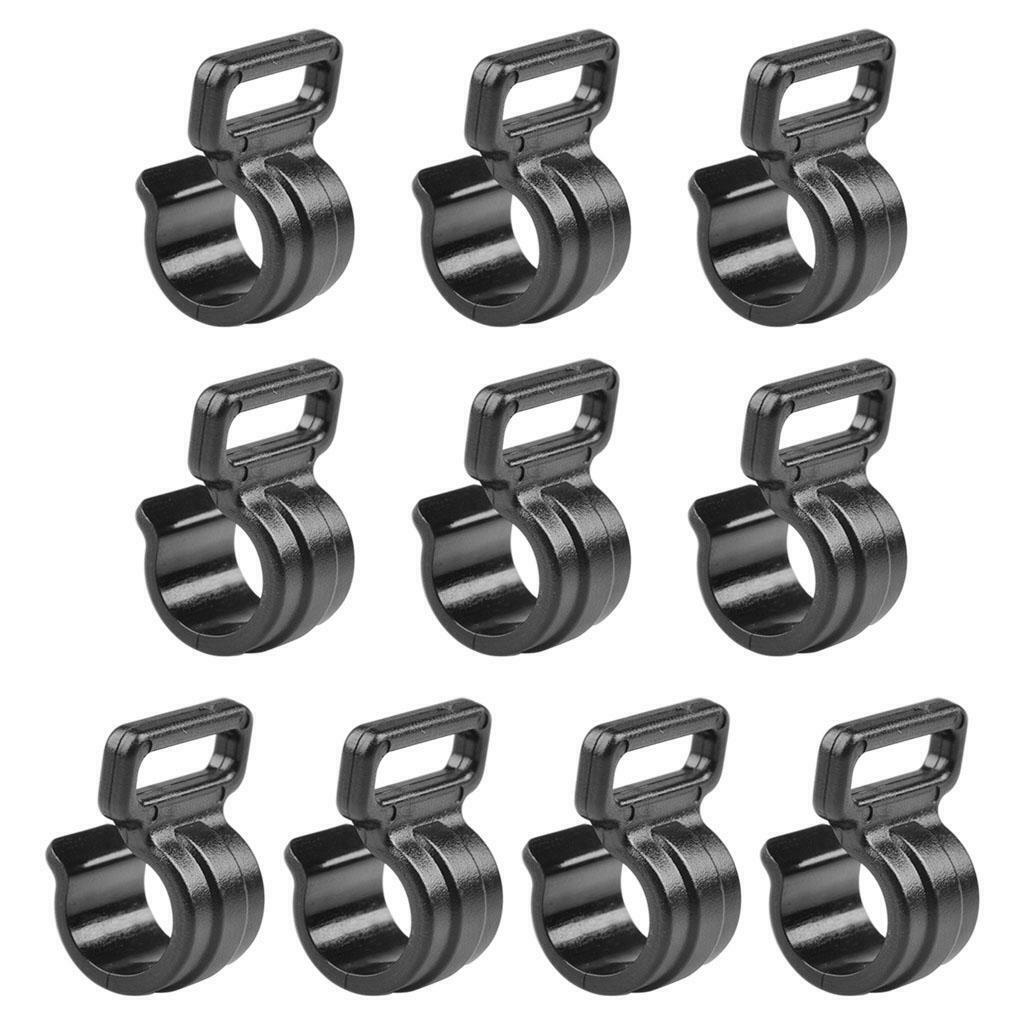 20 Pieces Outdoor Camping Awning Hook Camper Wind Rope Clamp Support Hanger for