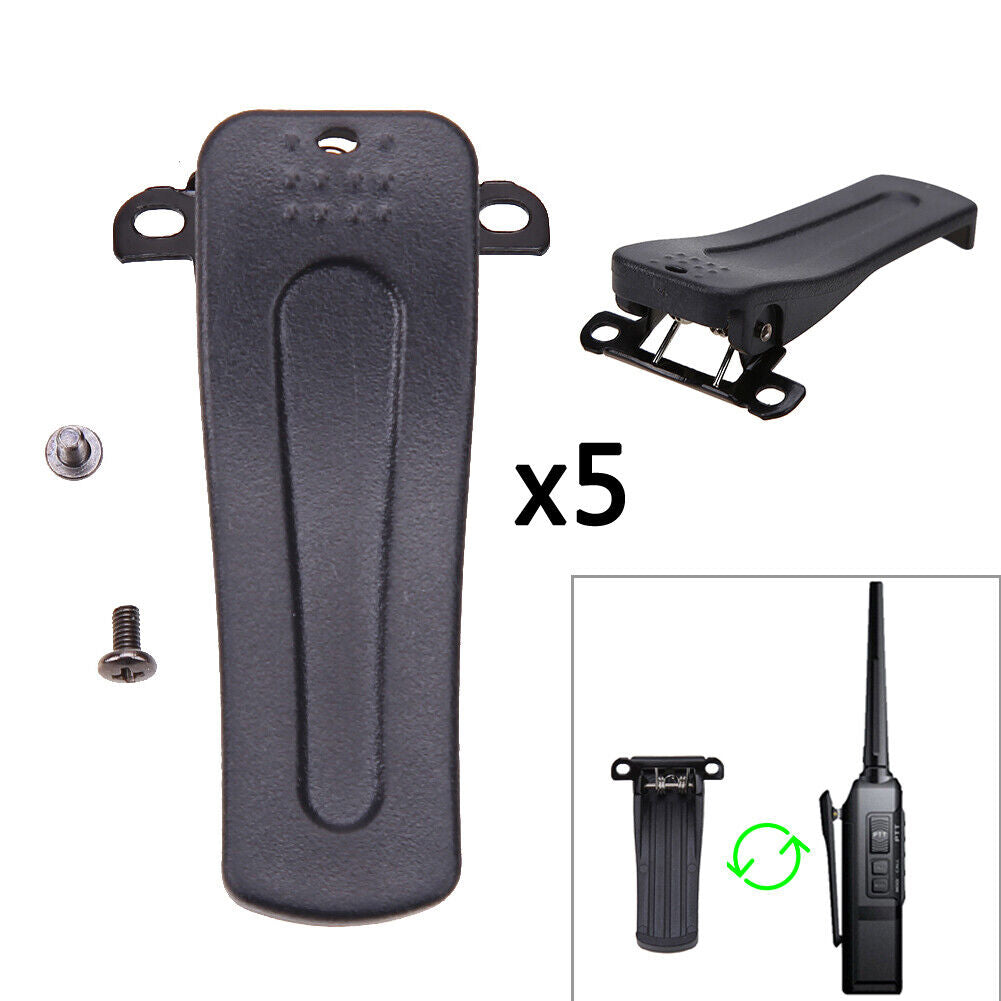 5 x Belt Clip for Retevis H777 for BaoFeng BF-666S 777S BF-888S 2-Way Radio