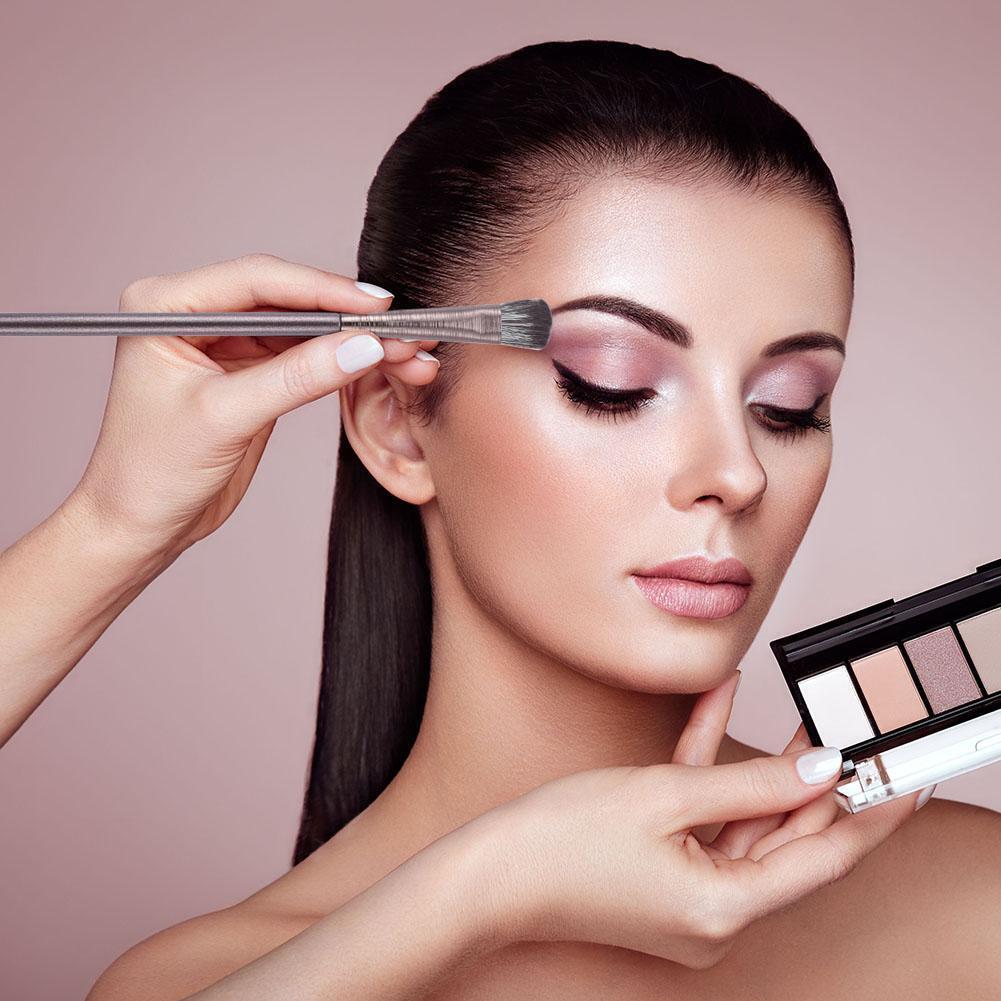 Make Up Brushes Metal Wire-drawing Eye Shadow Brush Women Cosmetics Tools
