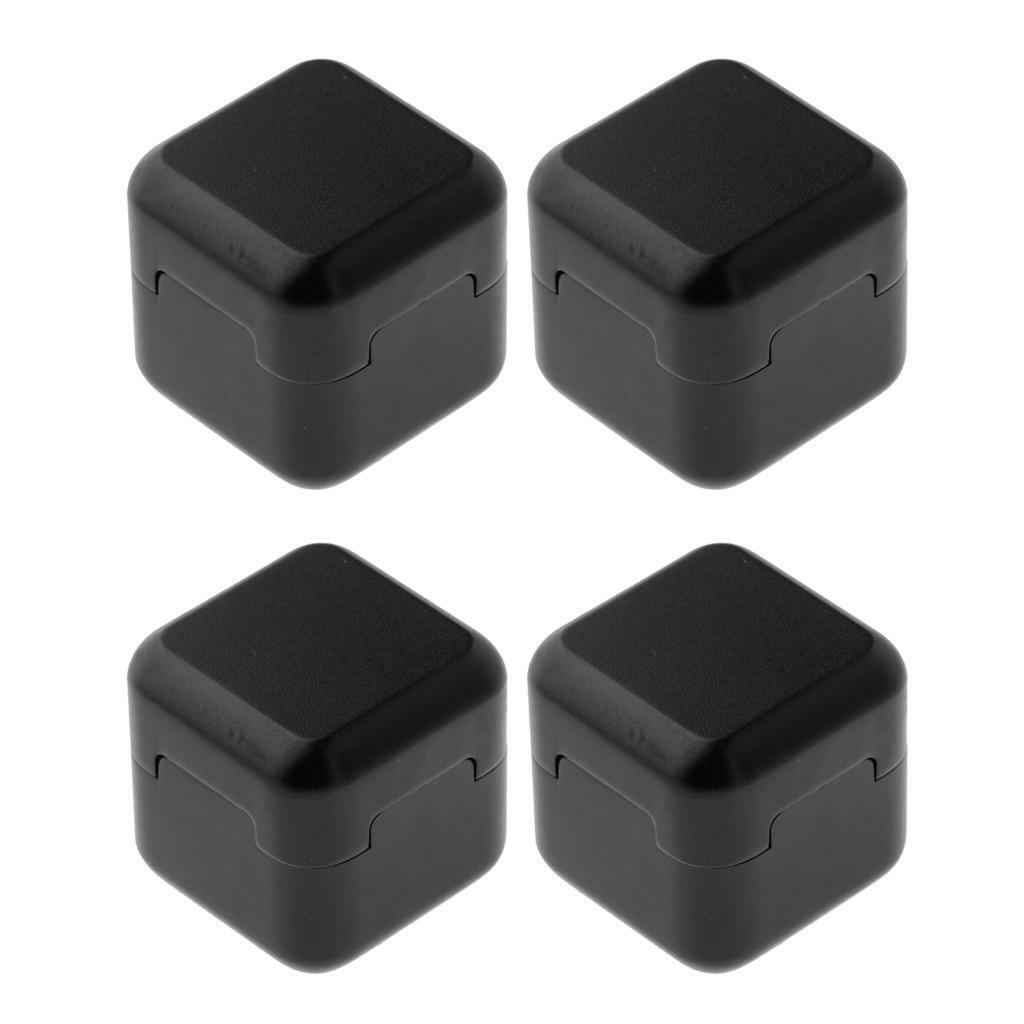 4x Aluminum Billiards Pool Cue Chalk Holder Snooker Stick Tip Chalk Case