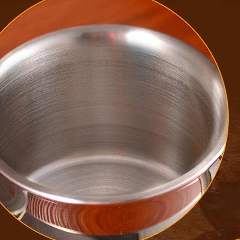 Stainless Steel Coffee Cup Set Double Walled Coffee Mugs with Saucer and Spoon