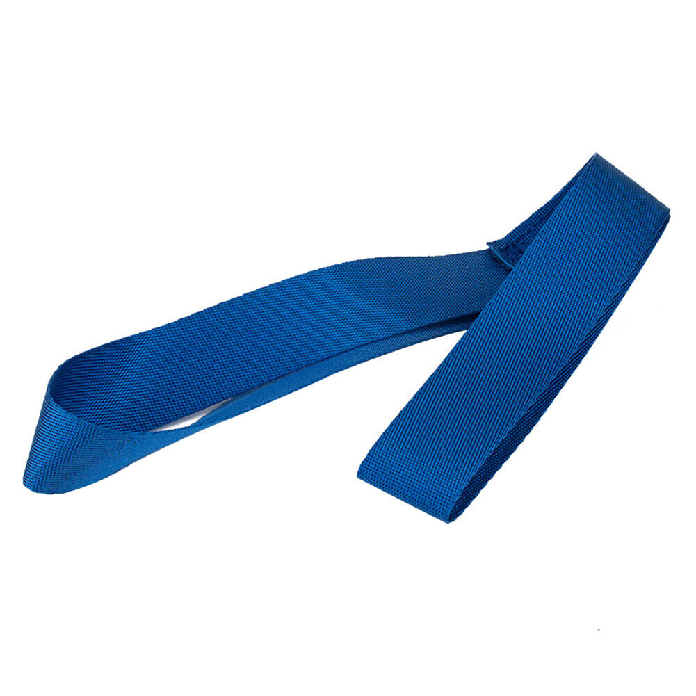 8pcs 13x1 inch Soft Loop Tie-Down Strap for Securing ATV Motorcycle (Blue)