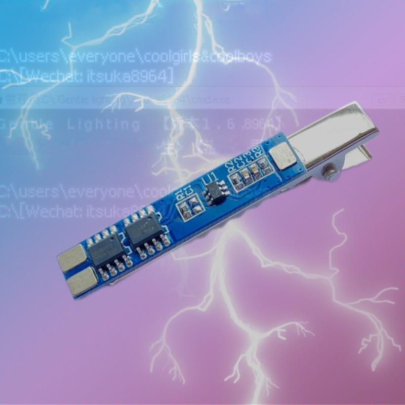 Lovely Hair Clips Punk Electronic Chip Design Hair Barrettes Non Slip Hairpin