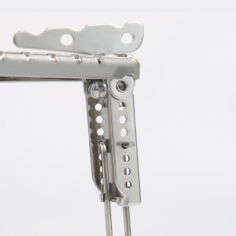 Barbecue Pot Holder Camping Stainless Steel Outdoor Camping Barbecue Stove Rack