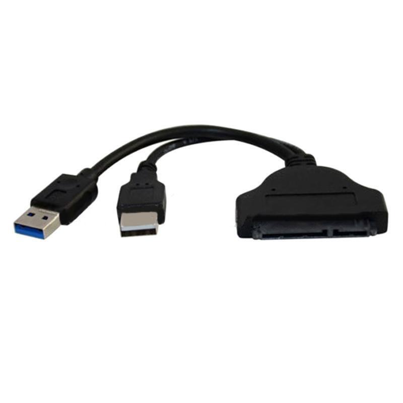 6Gb USB3.0 to Sata 3.0 Easy Drive Line Converter Spiltter w USB2.0 for 2.5" SSD