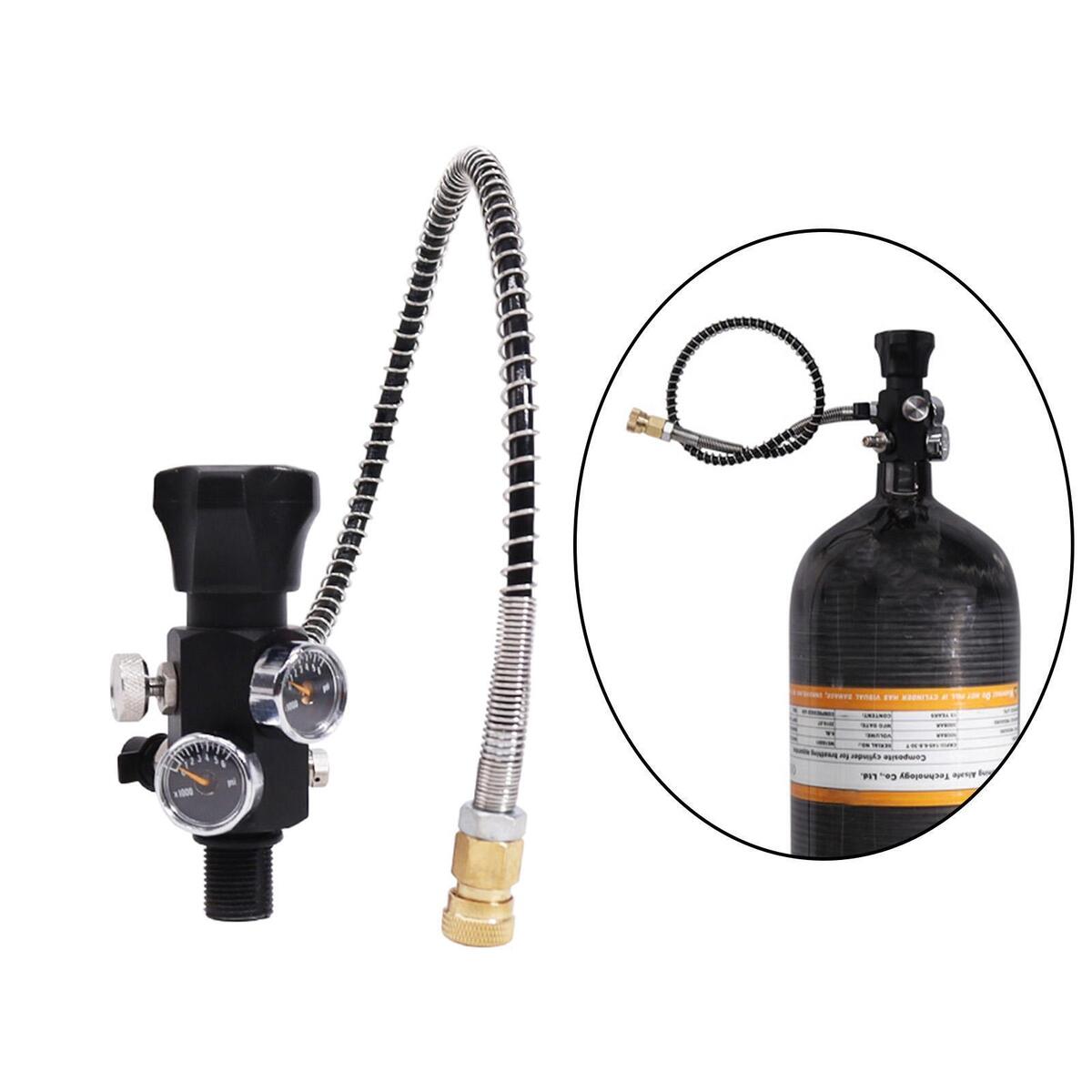 Charging Valve Alloy Air Fill Station Refill Adapter for Fire Fighting Tank
