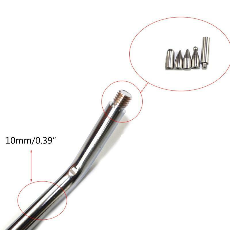 Stainless Steel Car Depression Repair Crowbar Head Hook Replacement 5Pcs Set