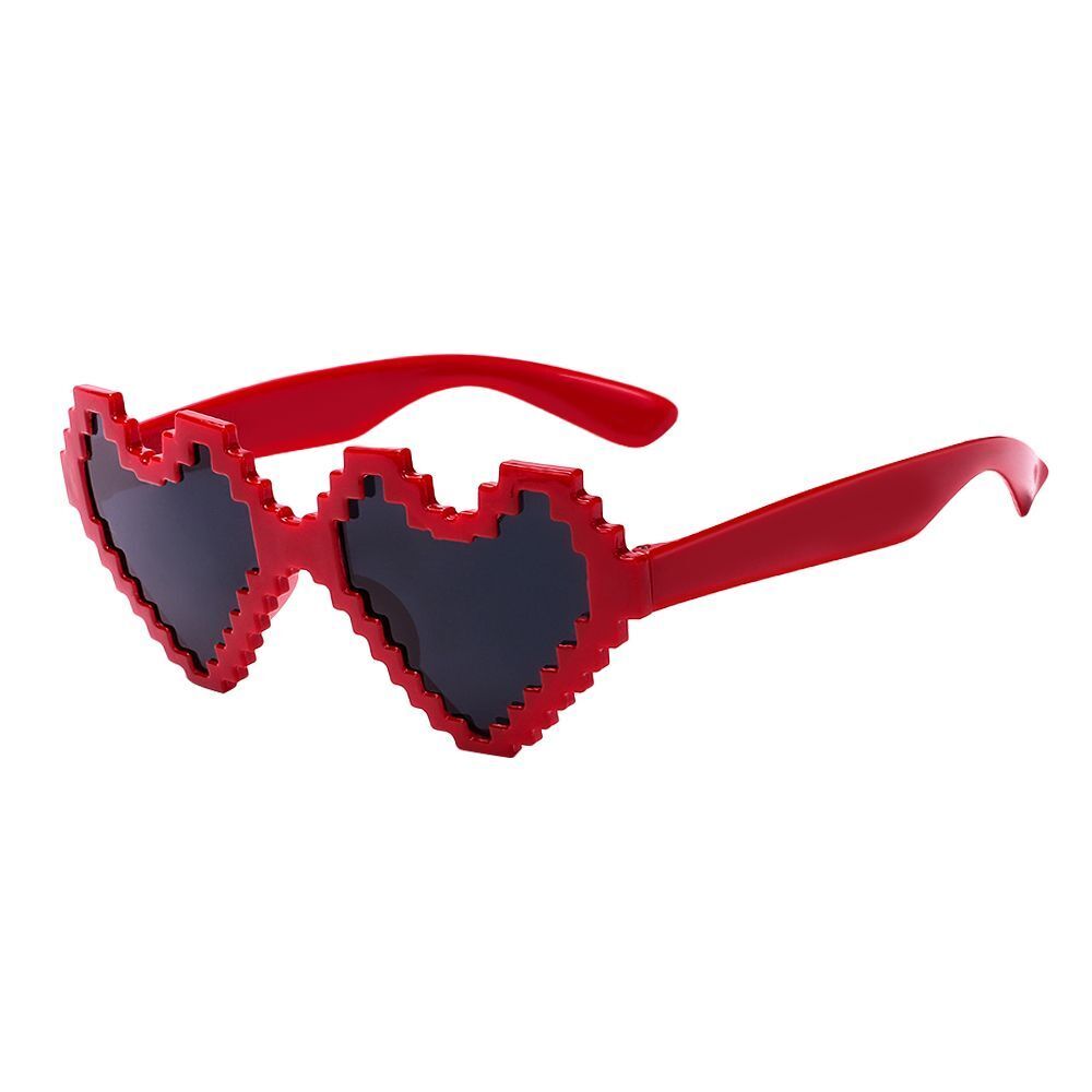 Eyewear Heart Sunglasses Heart Glasses Thug Life Sunglasses Mosaic Sunglasses