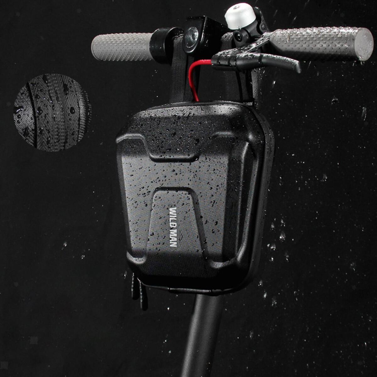 Electric Scooter Bag Front Hanging Bag Waterproof EVA for Folding Bike