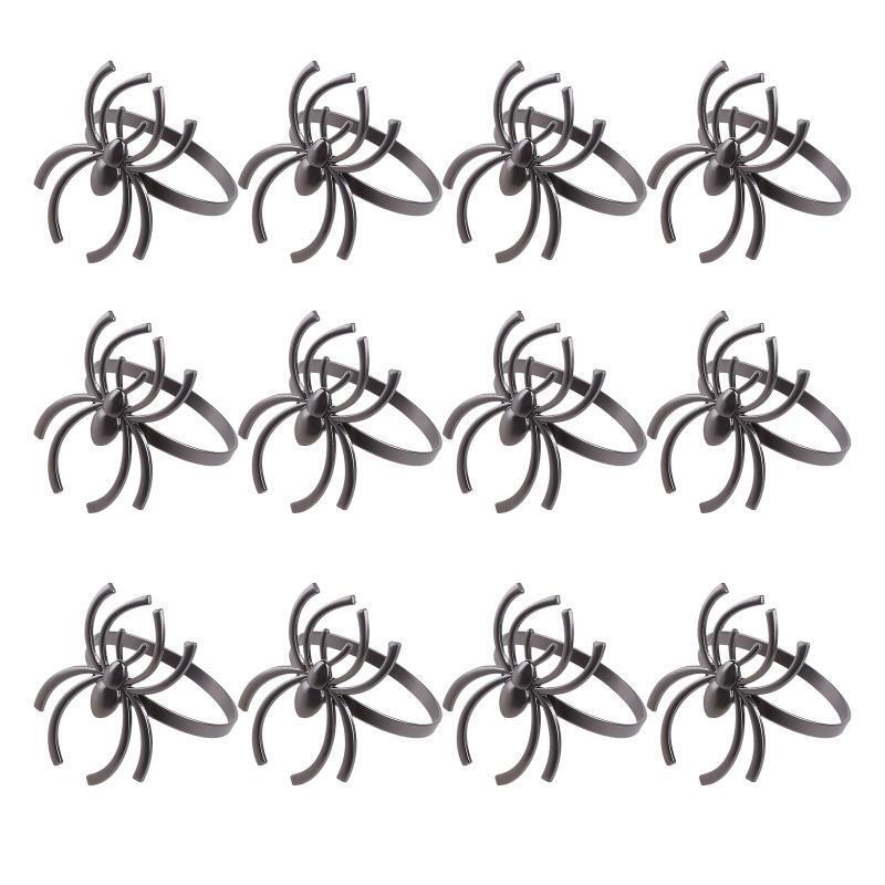 12 PCS Napkin Buckles Napkin Rings Serviette Rings Serviette Buckles Alloy Rings