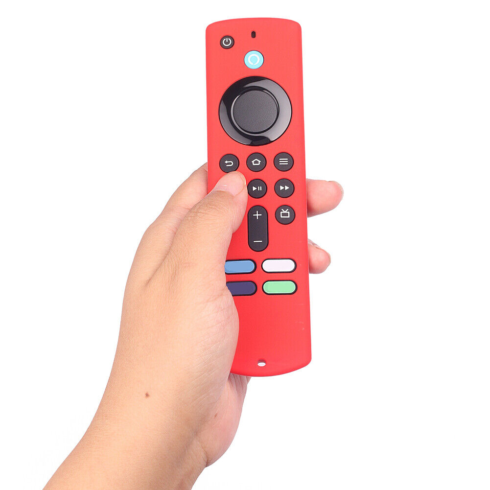 Remote Control Protector Case w/ Lanyard for Fire TV Stick 3rd Gen (Red)