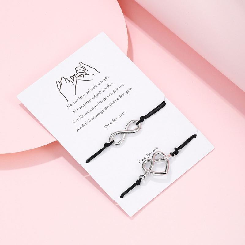 Matching Friendship Bracelets for Couple Women Best Friend Jewelry Birthday Gift