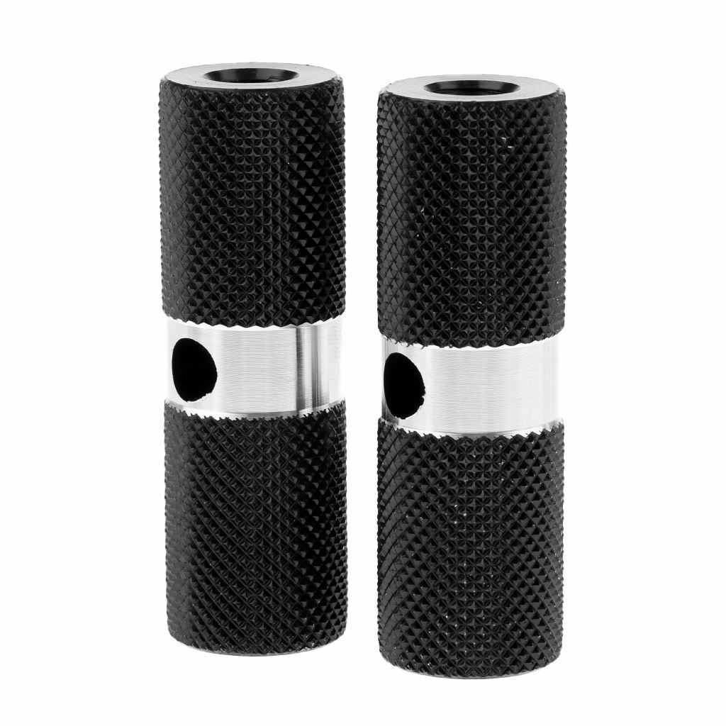 2x Cylinder BMX 3/8 inch  Foot  Pegs  Bicycle Accessories Black