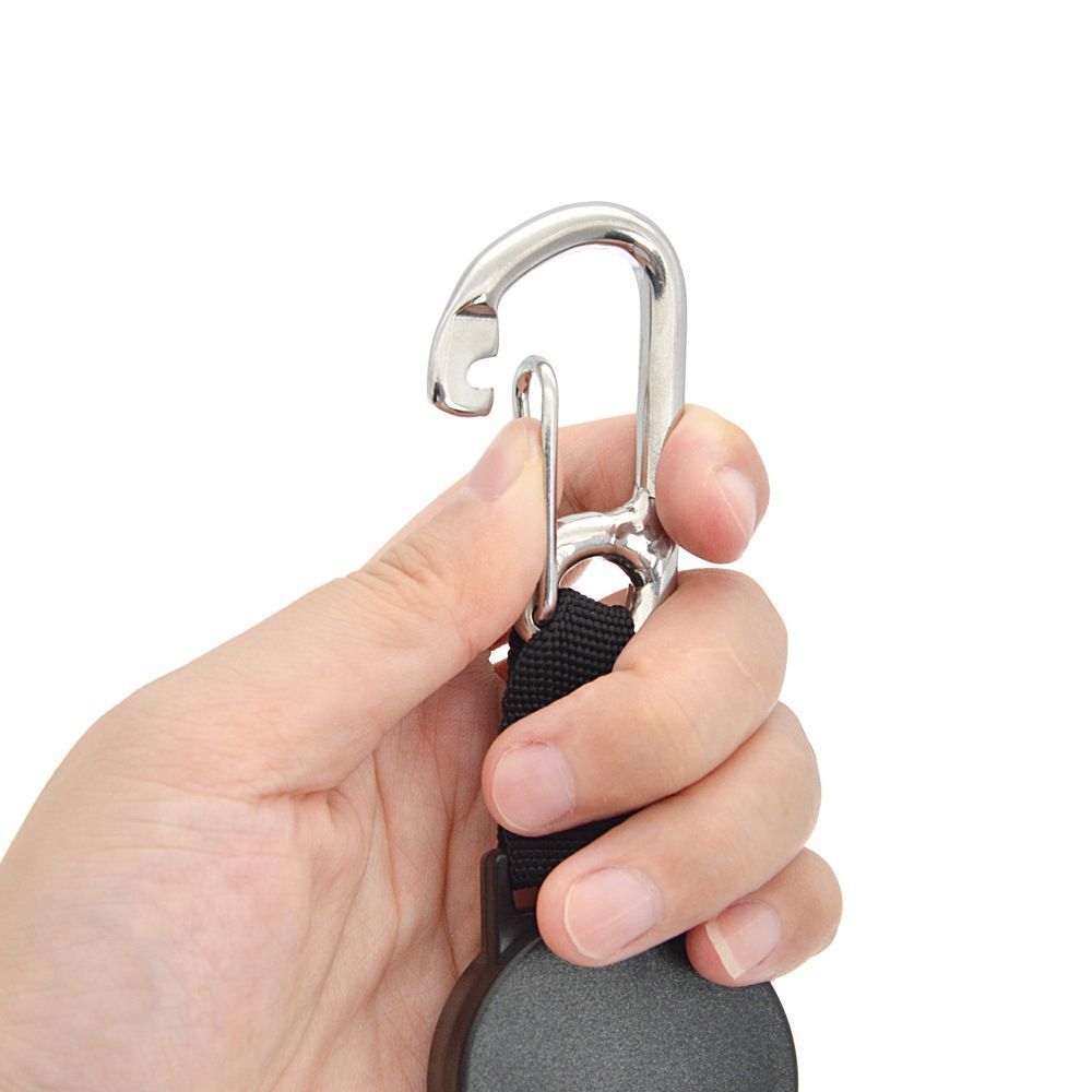 Diving Spring Rope Quick-release Buckle Dive Safety Tool Diving Wire Lanyard