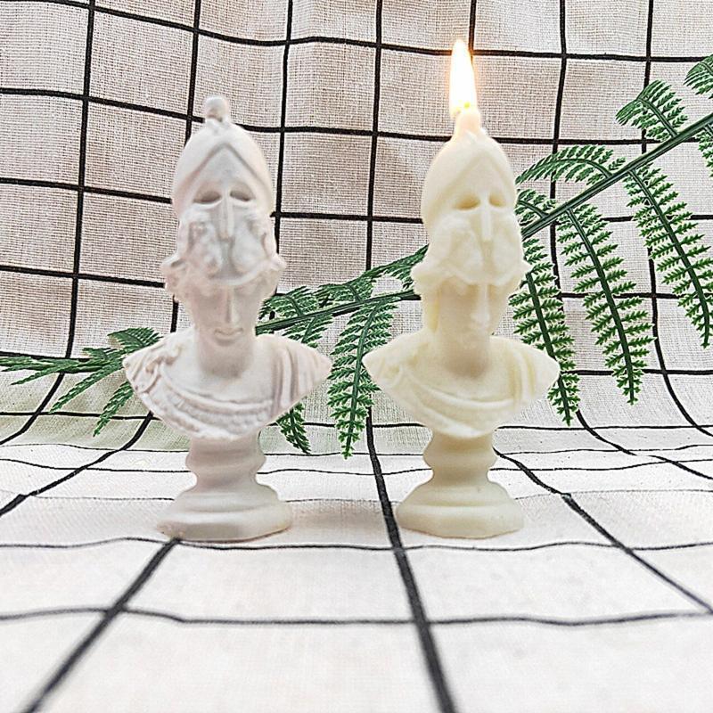 Greek Goddess Silicone Candle Mold Handmade Fondant Plaster Mould