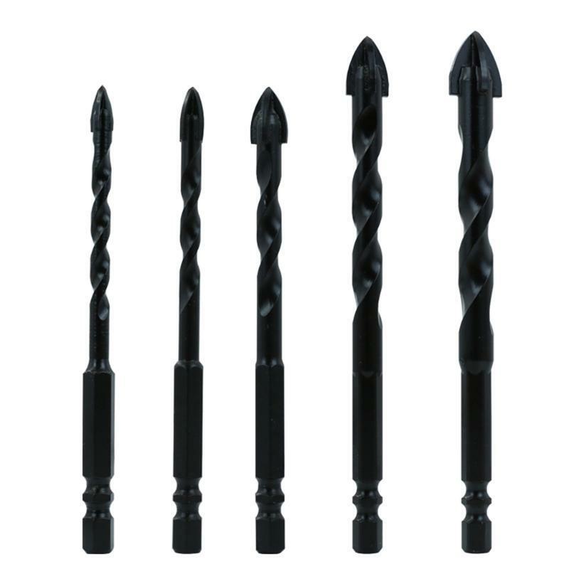 Sturdy Cross Triangle Drill Long Twist Cross Triangle Drill Bit Set