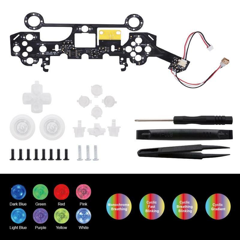 LED DIY Light Board Kit No Soldering Required for PS5 Controller BDM-010 Only