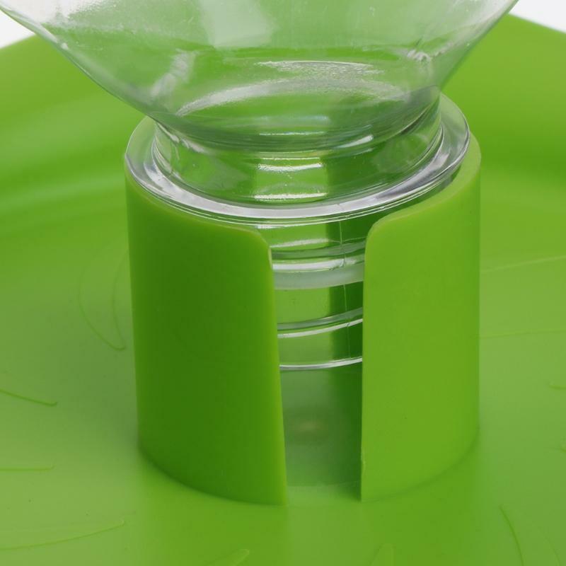 Reptile Water Drinker Dispenser Food Basin Stand Lizard Feeder Dish Bowl Bottle