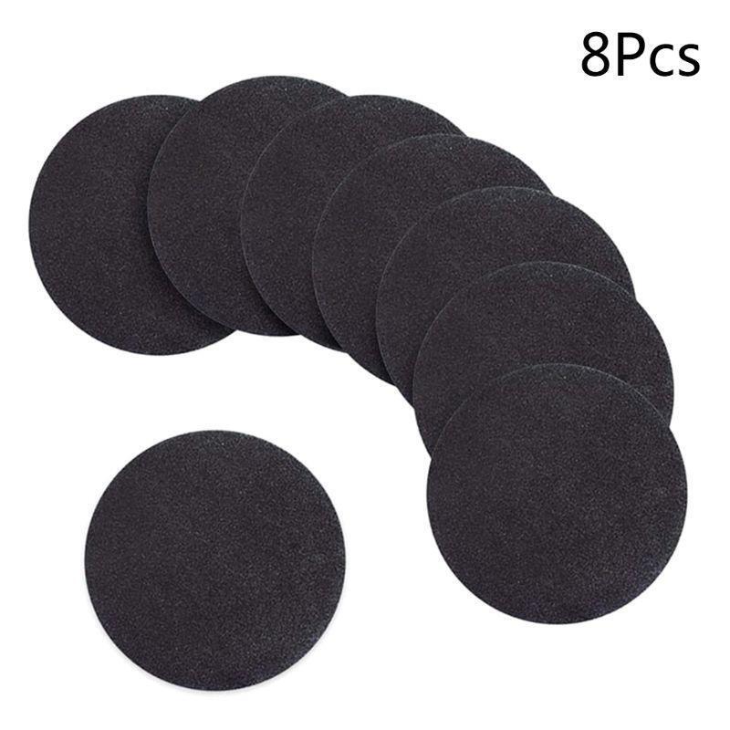 8pcs Black Round Cardboard Mandala Painting Paper DIY Cardboards Art Supplies
