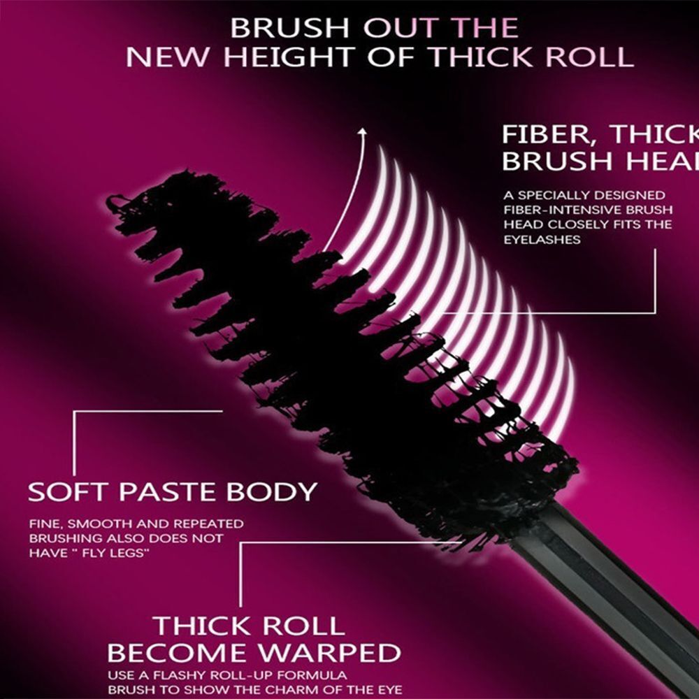 Extension Volume Curling Eye Makeup Tools Thicker Longer 4D Silk Fiber Mascara