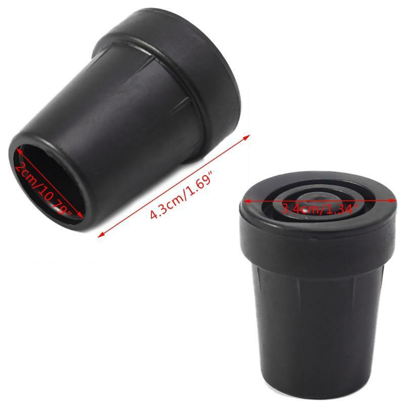 Walking Sticks Caps Ends Tip Protectors, Shock Absorbing and Enhanced Stability