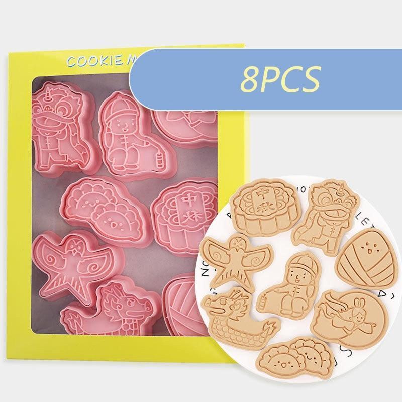DIY Baking Cookie Cutter Cookie Molds Baking Tools Chinese Festivals Series