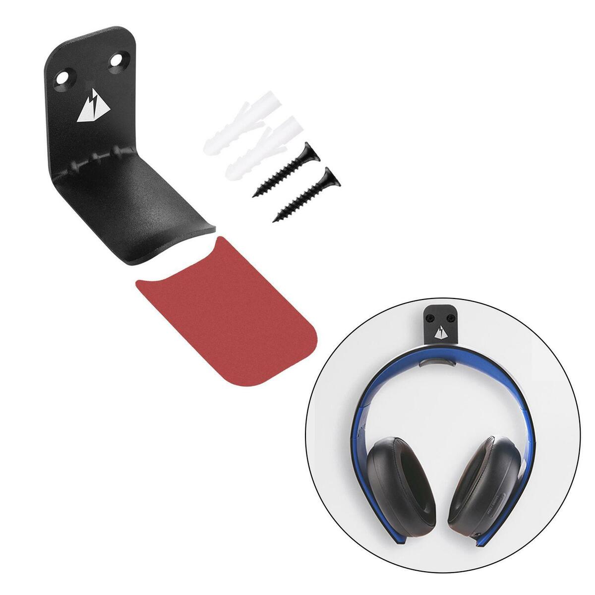 Headphone Hanger Adhesive Tape Headset Holder Rack for Earphones