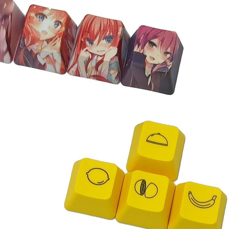 PBT OEM Profile Five-side Dye Sublimation Keycap 9 Key Accessory for Keyboard
