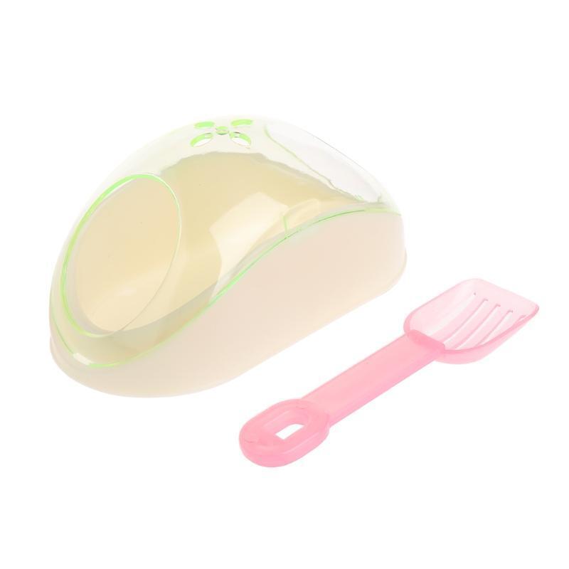 Hamster Sand Bath Critters Shower Bed Sand Container Bathtub for Small Animals