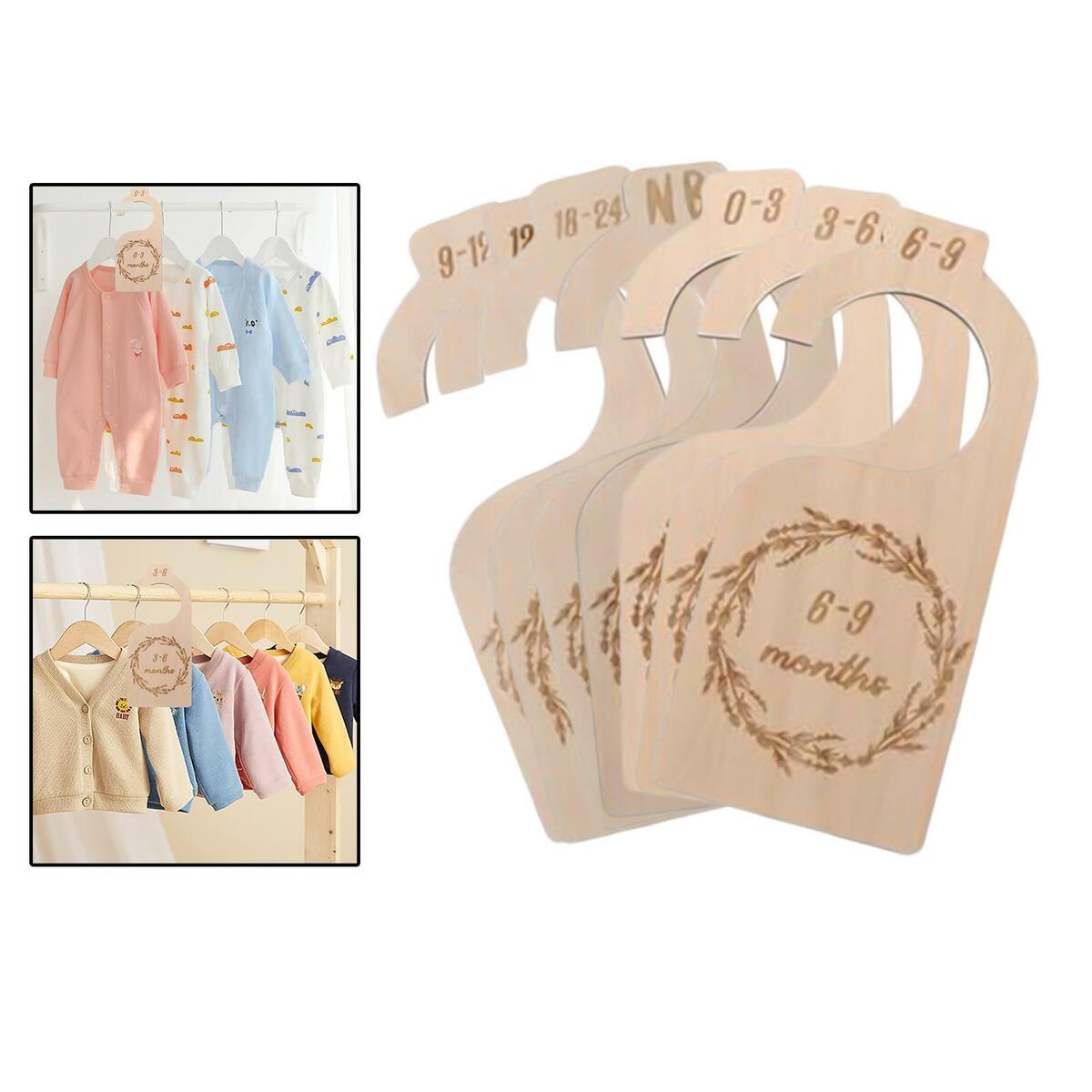 14x Baby Closet Divider Hanging  Clothes Nursery Closet Organizers